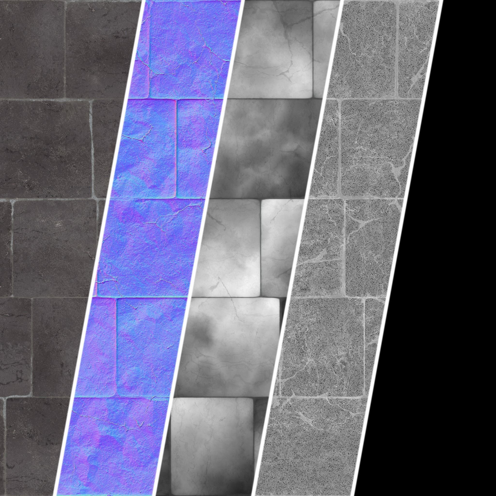 Stone Wall Materials 49- Sbsar Pbr 4k Seamless Texture_6