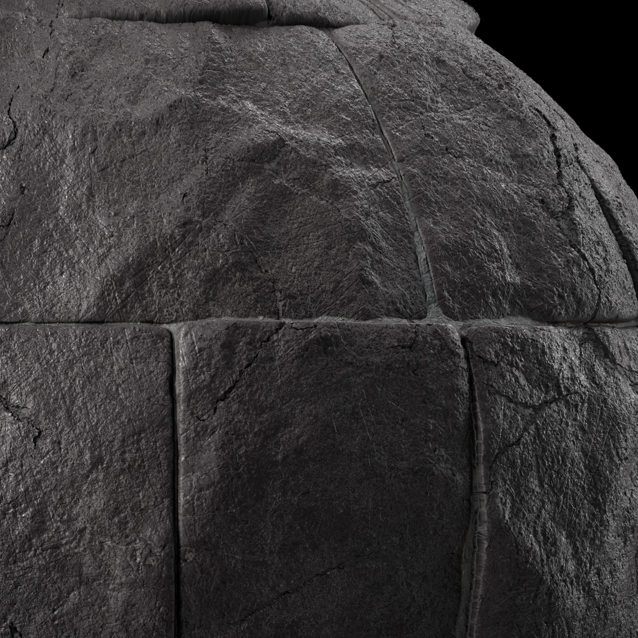 Stone Wall Materials 49- Sbsar Pbr 4k Seamless Texture_5