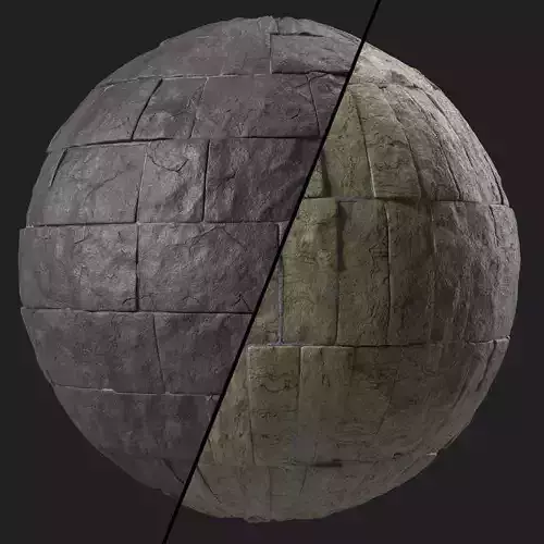 Stone Wall Materials 49- Sbsar Pbr 4k Seamless