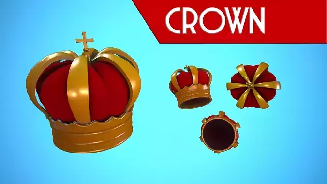 CROWN CARTOON STYLIZED