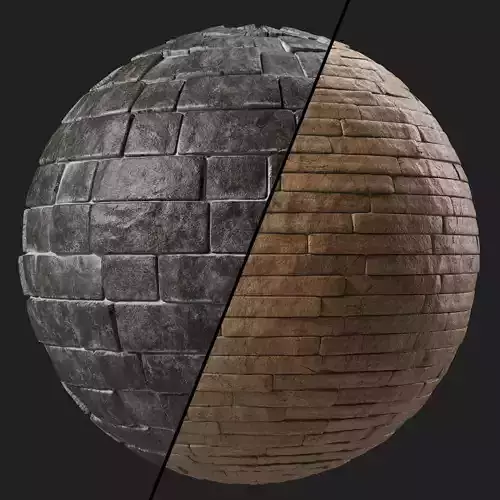 Stone Wall Materials 50- Sbsar Pbr 4k Seamless