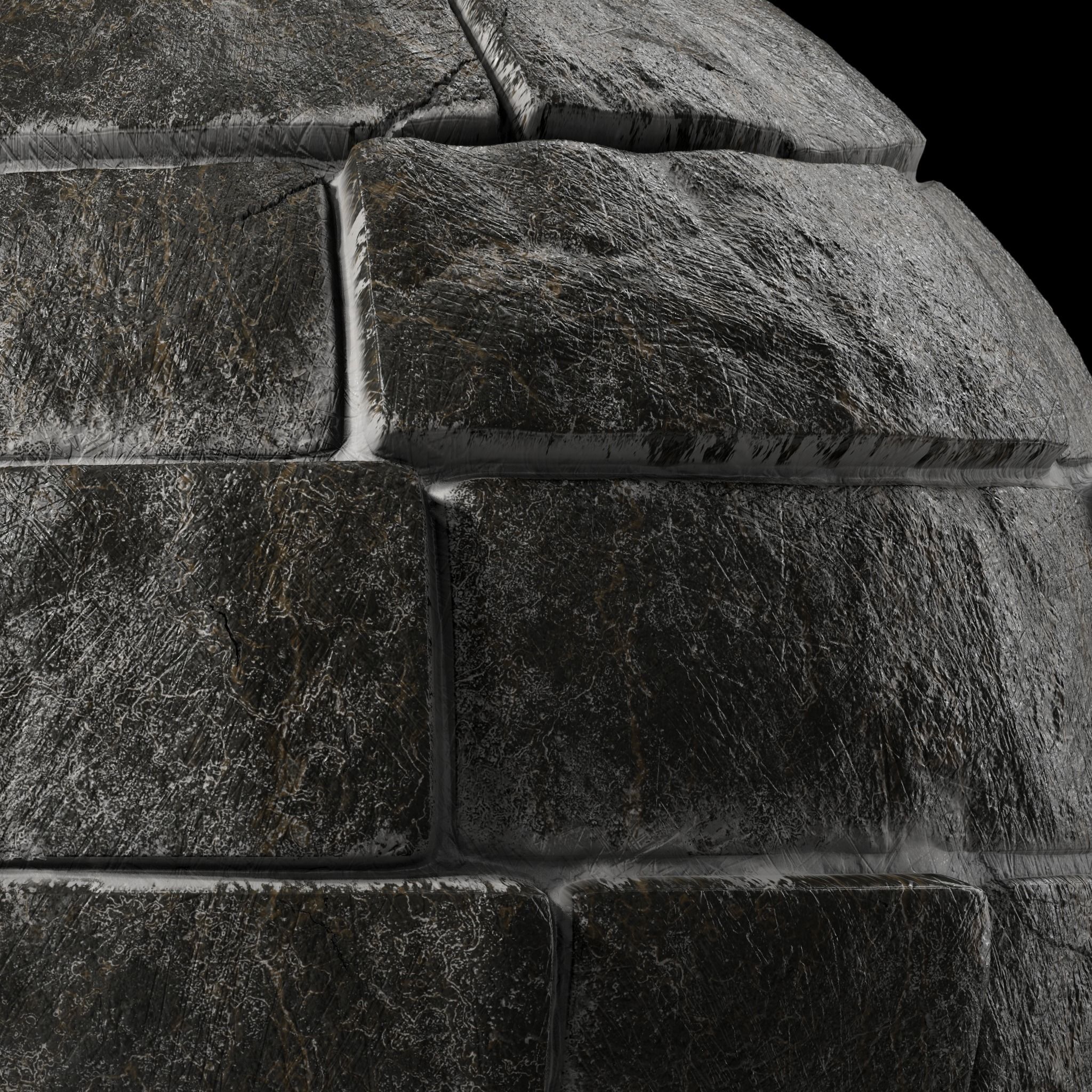 Stone Wall Materials 50- Sbsar Pbr 4k Seamless Texture_5