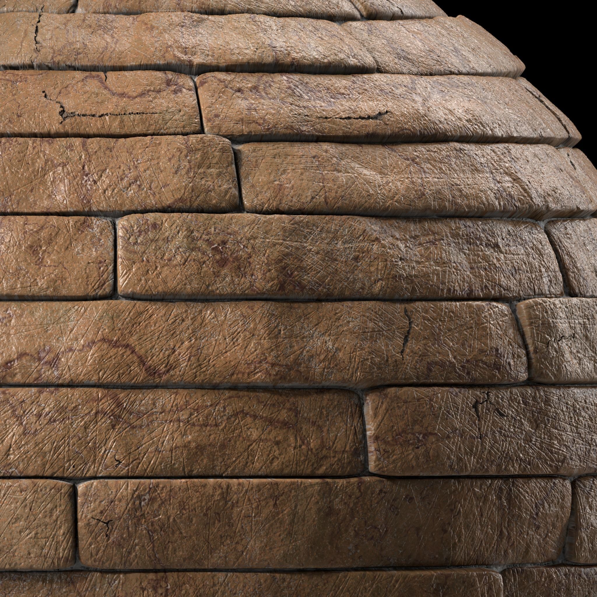 Stone Wall Materials 50- Sbsar Pbr 4k Seamless Texture_1