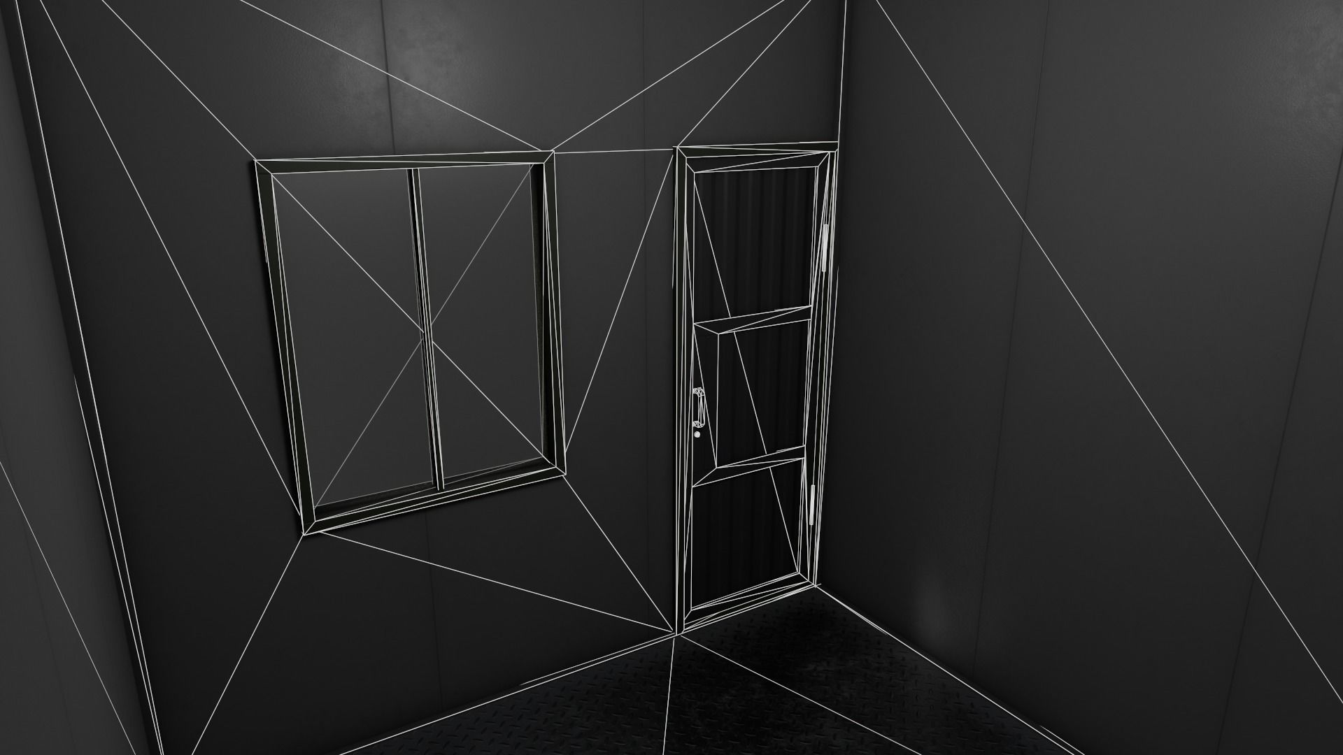 PBR Container House AC V1 Low-poly 3D model_18