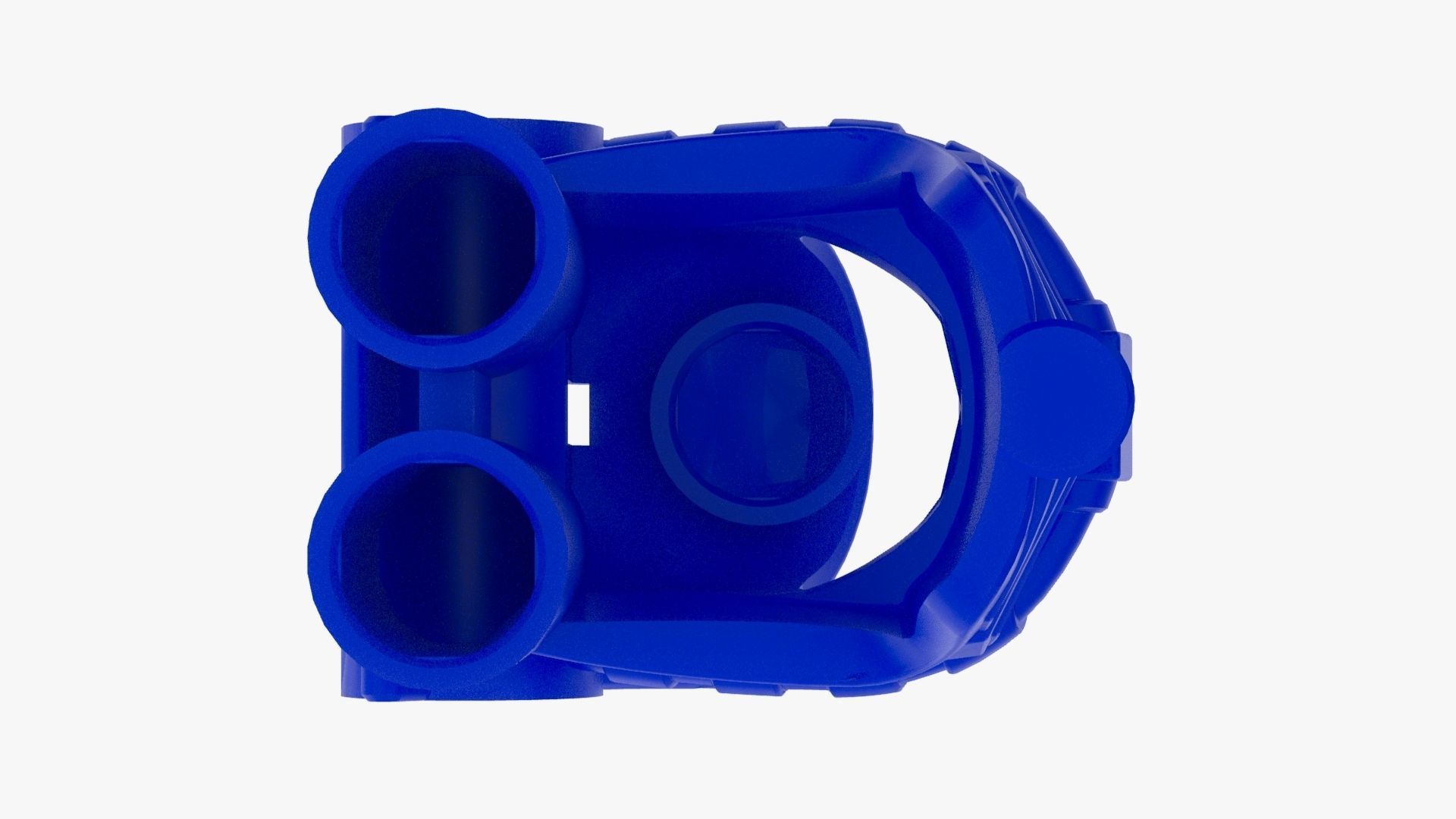 Lego Dark Bluish Gray Scuba Helmet Air Tank Atlantis Low-poly 3D model_7