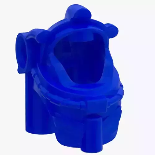 Lego Dark Bluish Gray Scuba Helmet Air Tank Atlantis