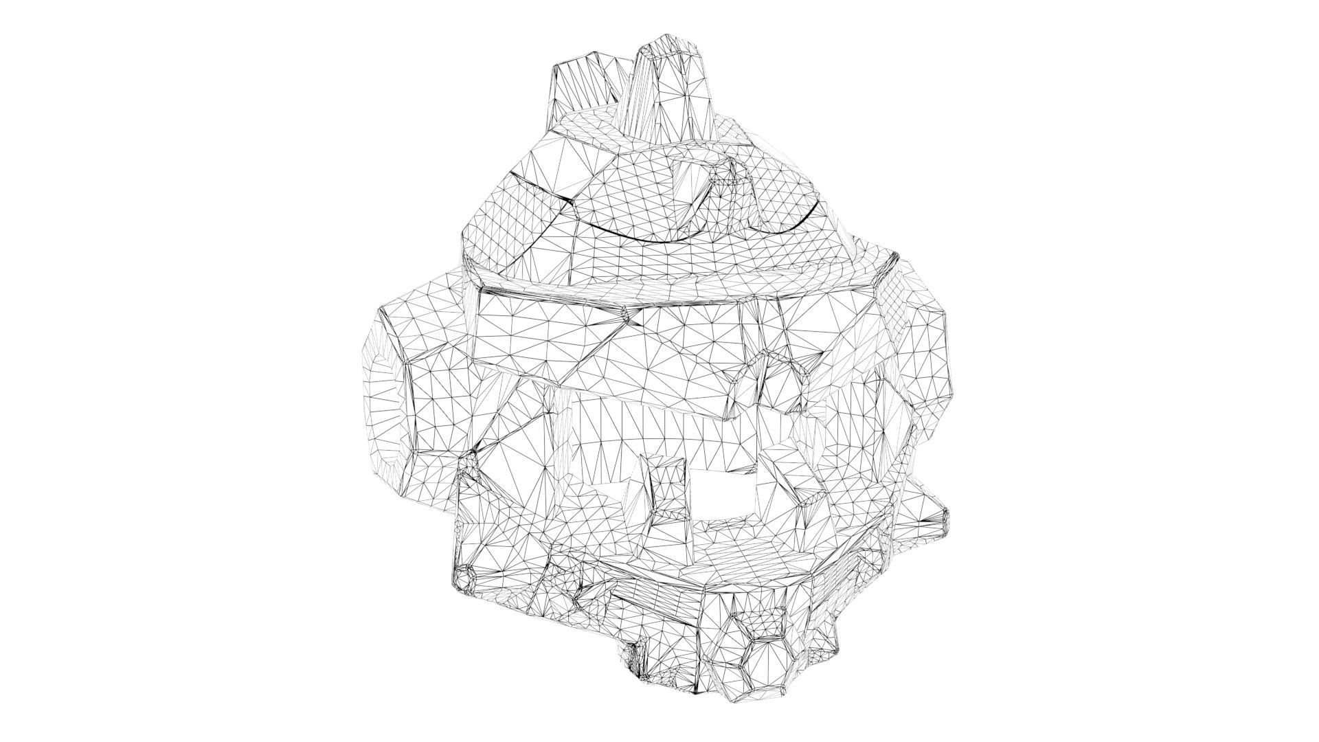 Lego Headgear Helmet Spiked with Side Holes 3D model_9