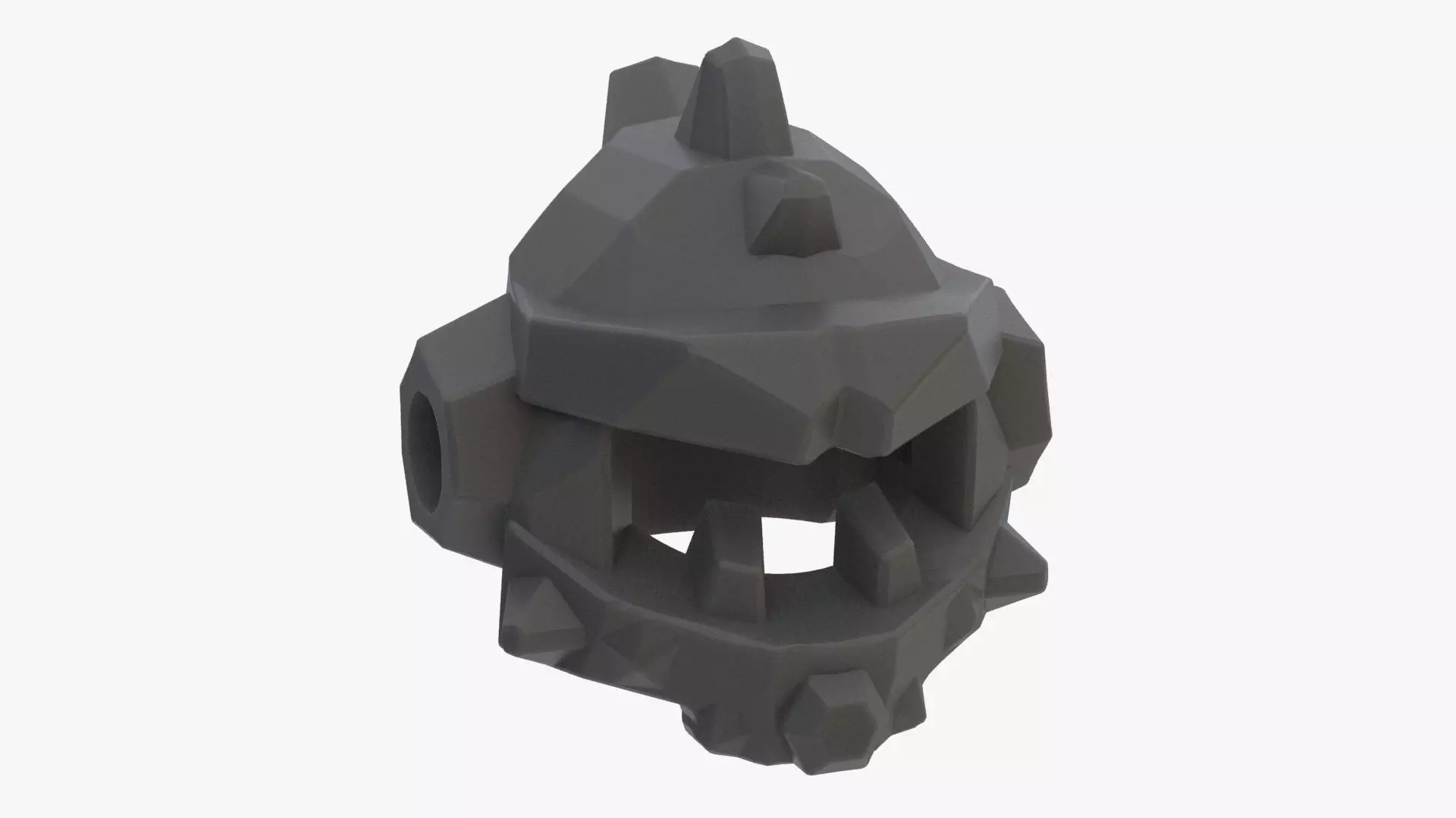 Lego Headgear Helmet Spiked with Side Holes 3D model_0