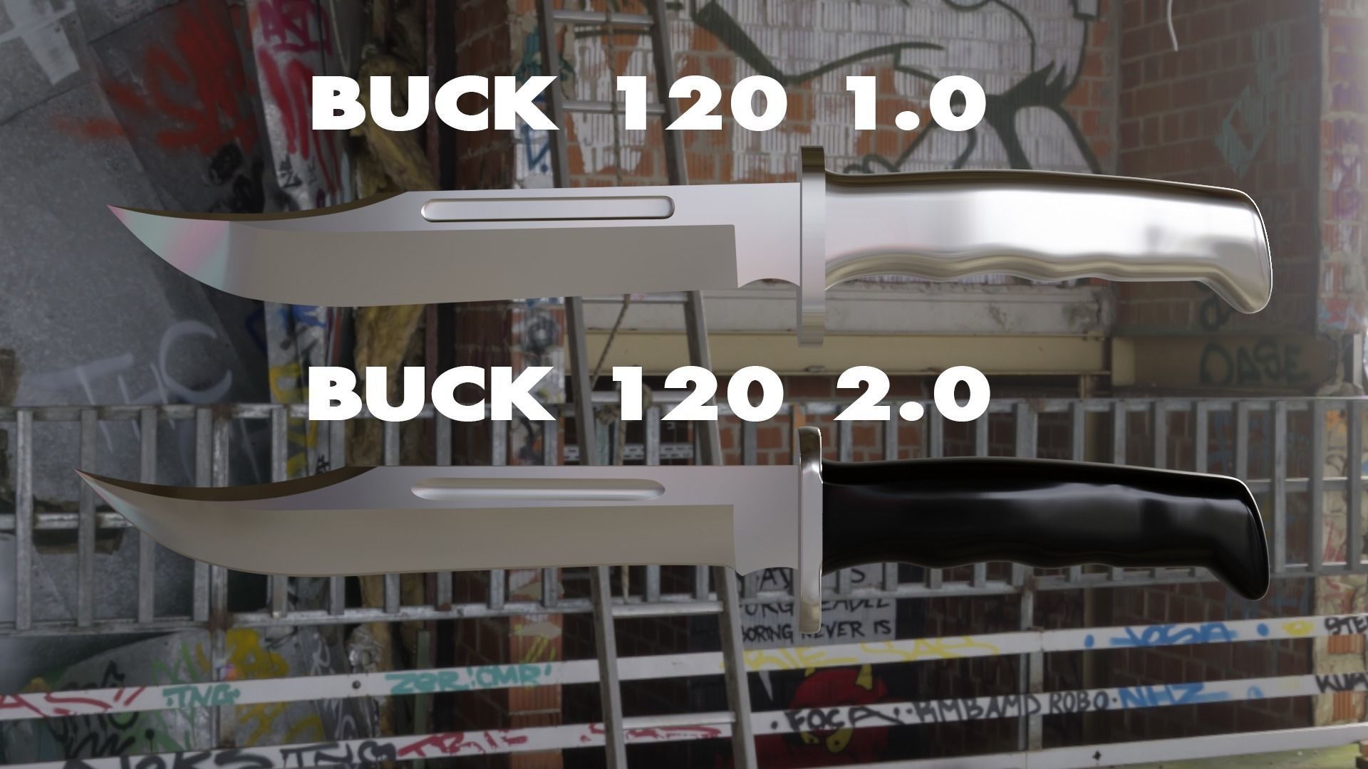 Ultimate Scream Buck 120 3D model Free 3D print model_15