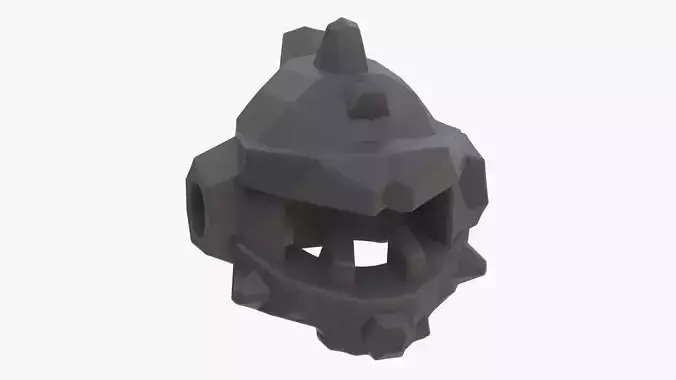 Lego Headgear Helmet Spiked with Side Holes 3D model