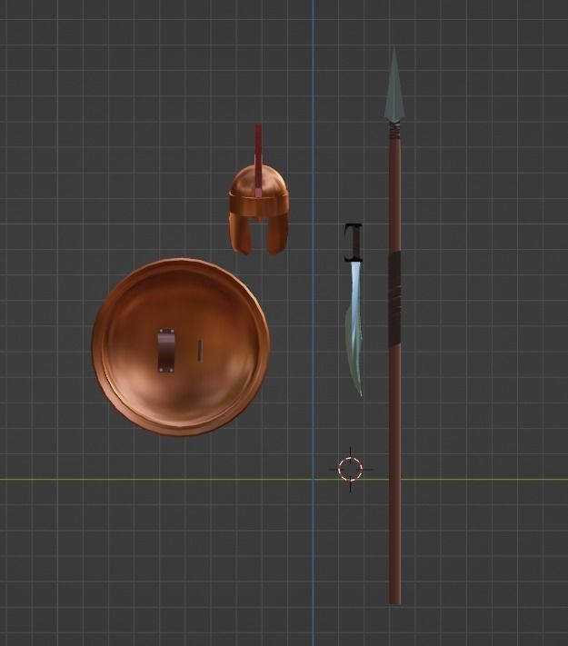 Spartan Armor 3D model_4