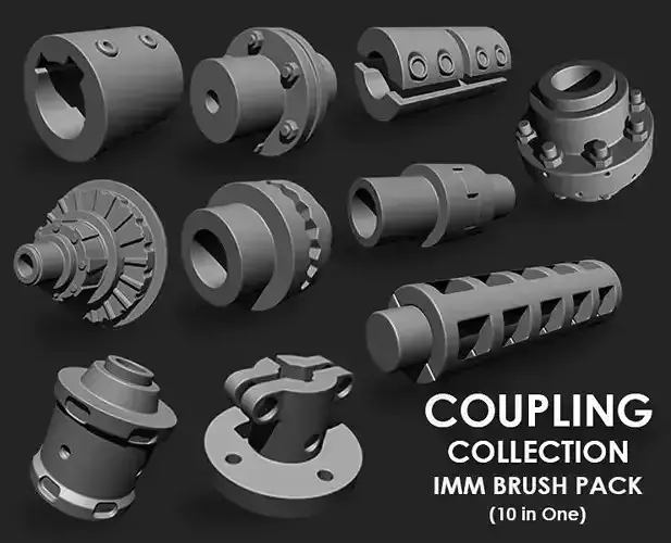 Coupling Collection Imm Brush Pack 10 in one
