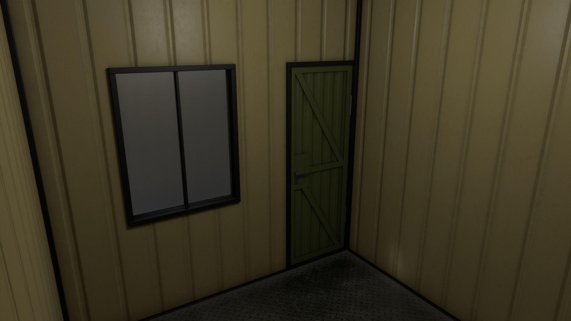 PBR Shed House A V1 Low-poly 3D model_5