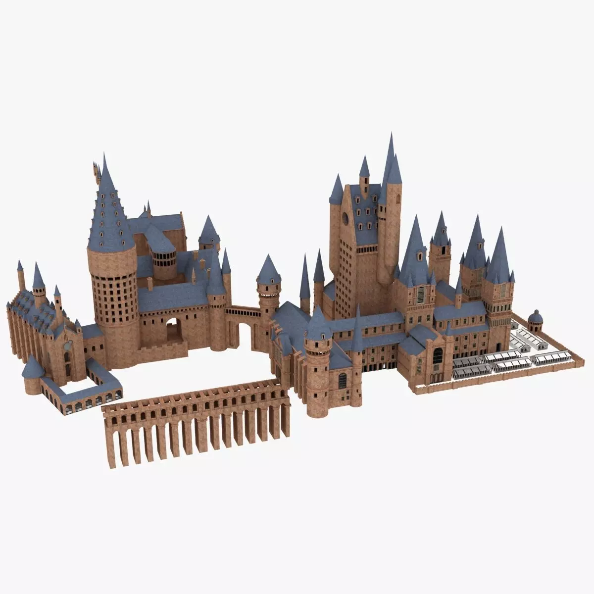 Magic Castle in Wizarding world 3D model 3D model_0