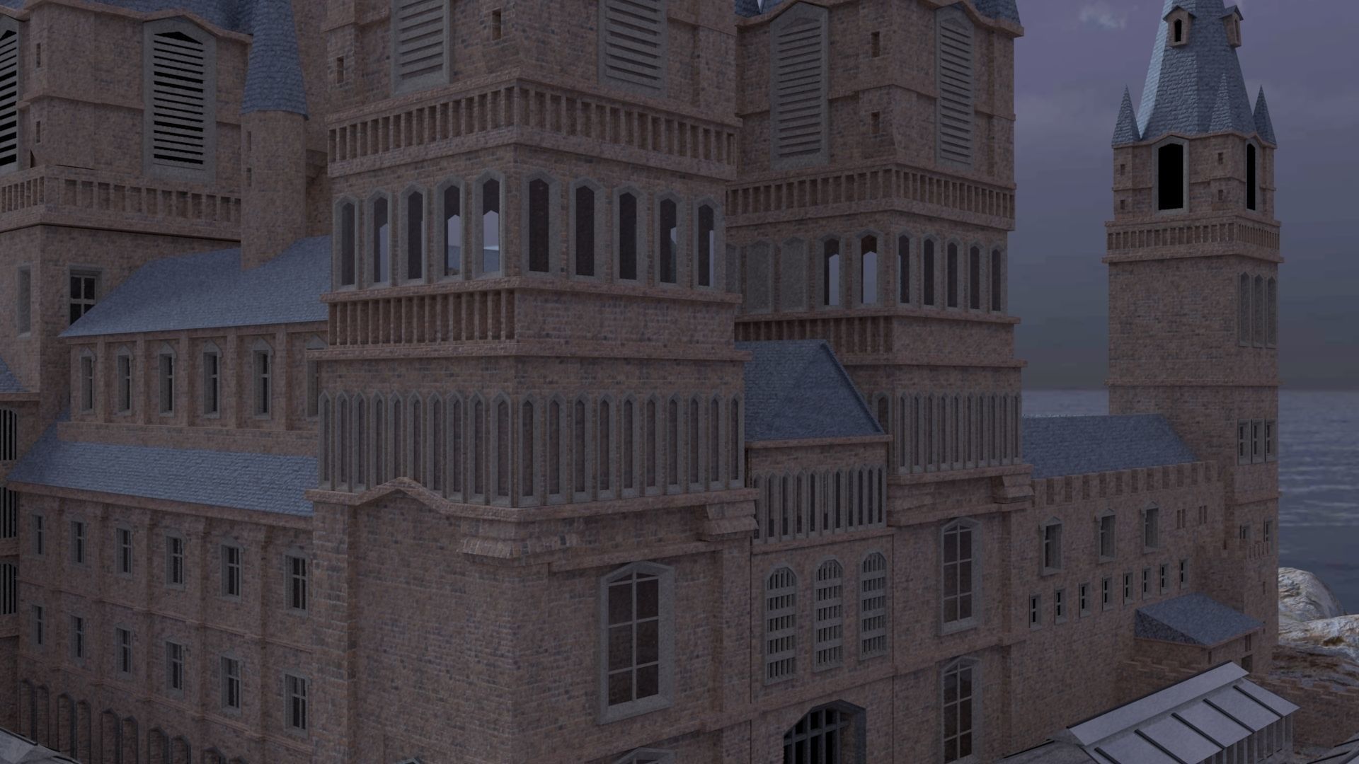 Magic Castle in Wizarding world 3D model 3D model_6