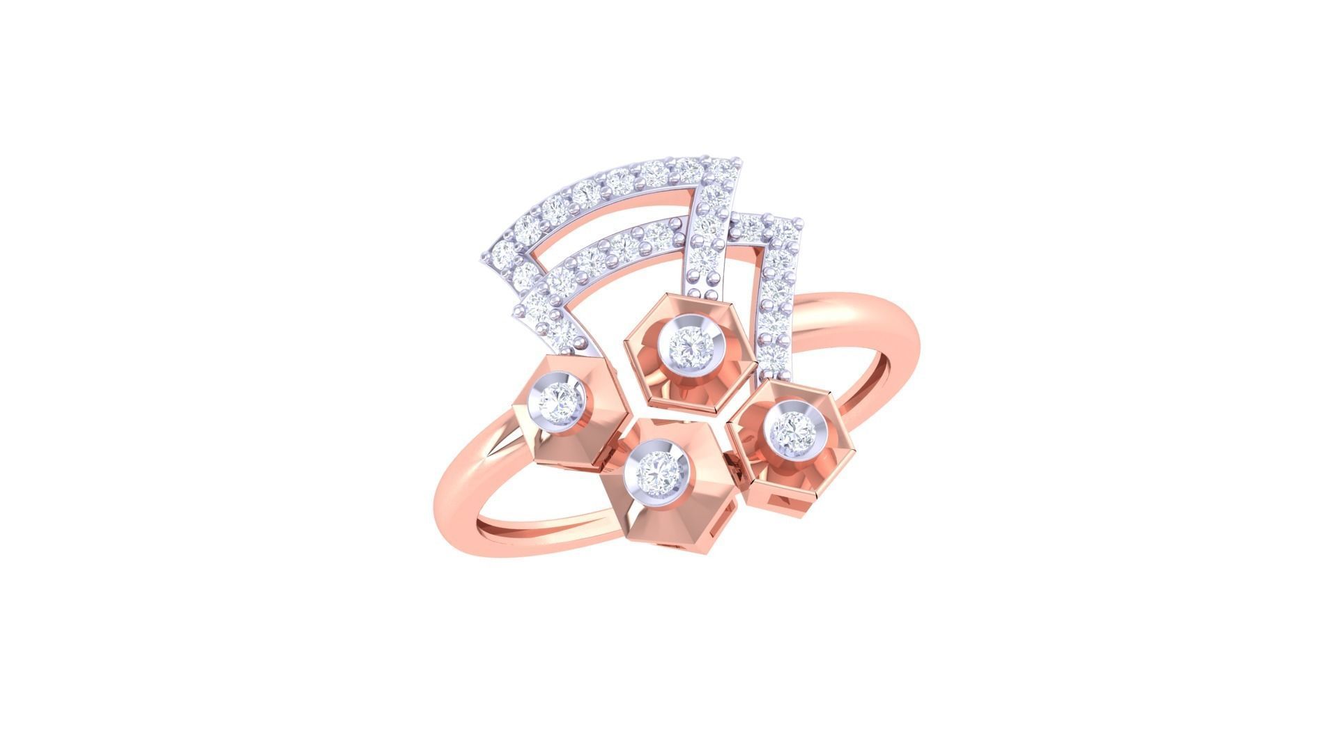 Ring Bangle Earring Pendant Set 3dm STL OBJ FBX Renders Details 3D print model_16