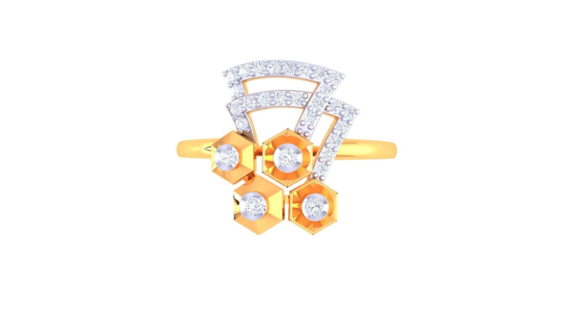 Ring Bangle Earring Pendant Set 3dm STL OBJ FBX Renders Details 3D print model_19