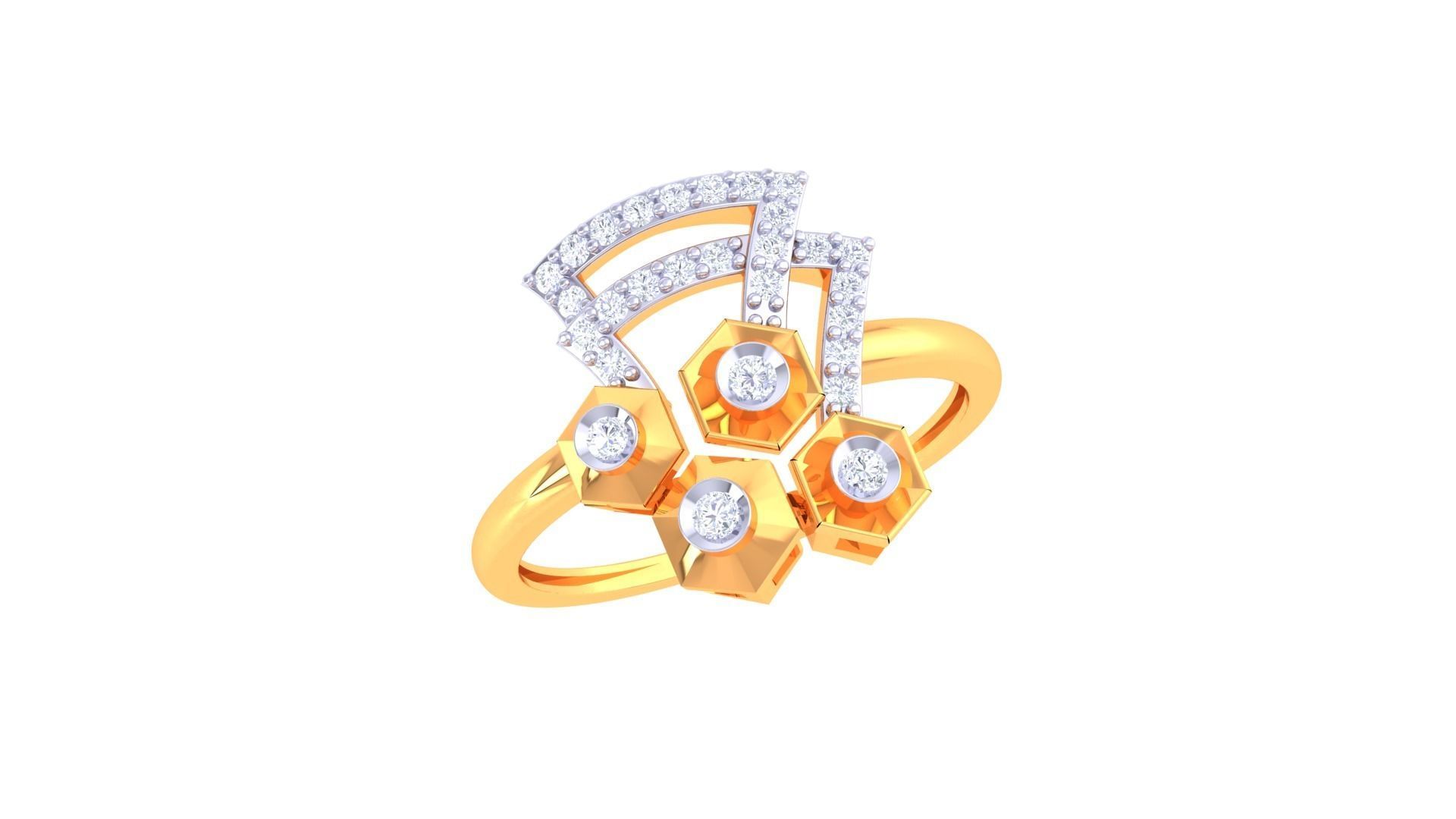 Ring Bangle Earring Pendant Set 3dm STL OBJ FBX Renders Details 3D print model_18