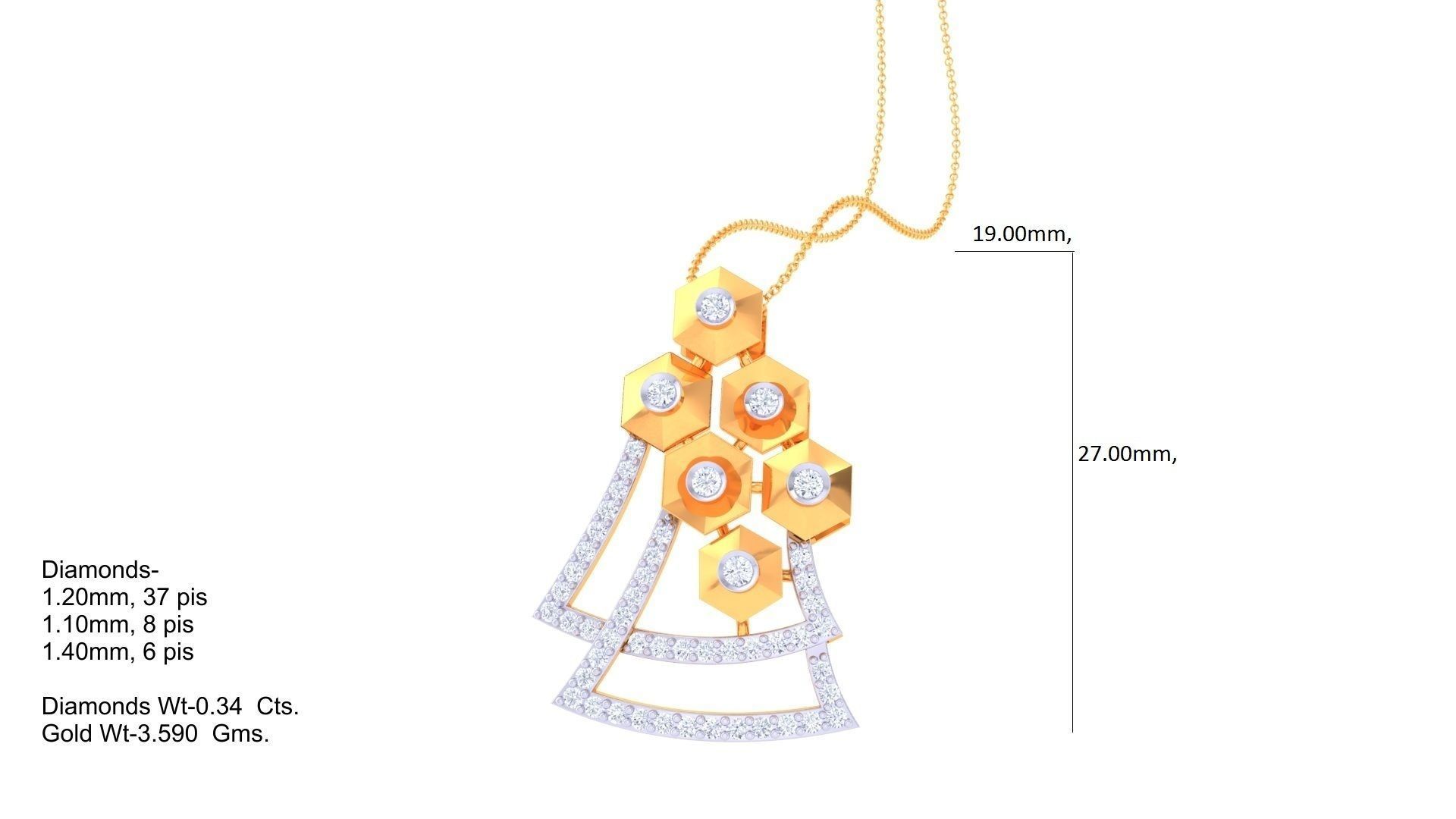 Ring Bangle Earring Pendant Set 3dm STL OBJ FBX Renders Details 3D print model_12