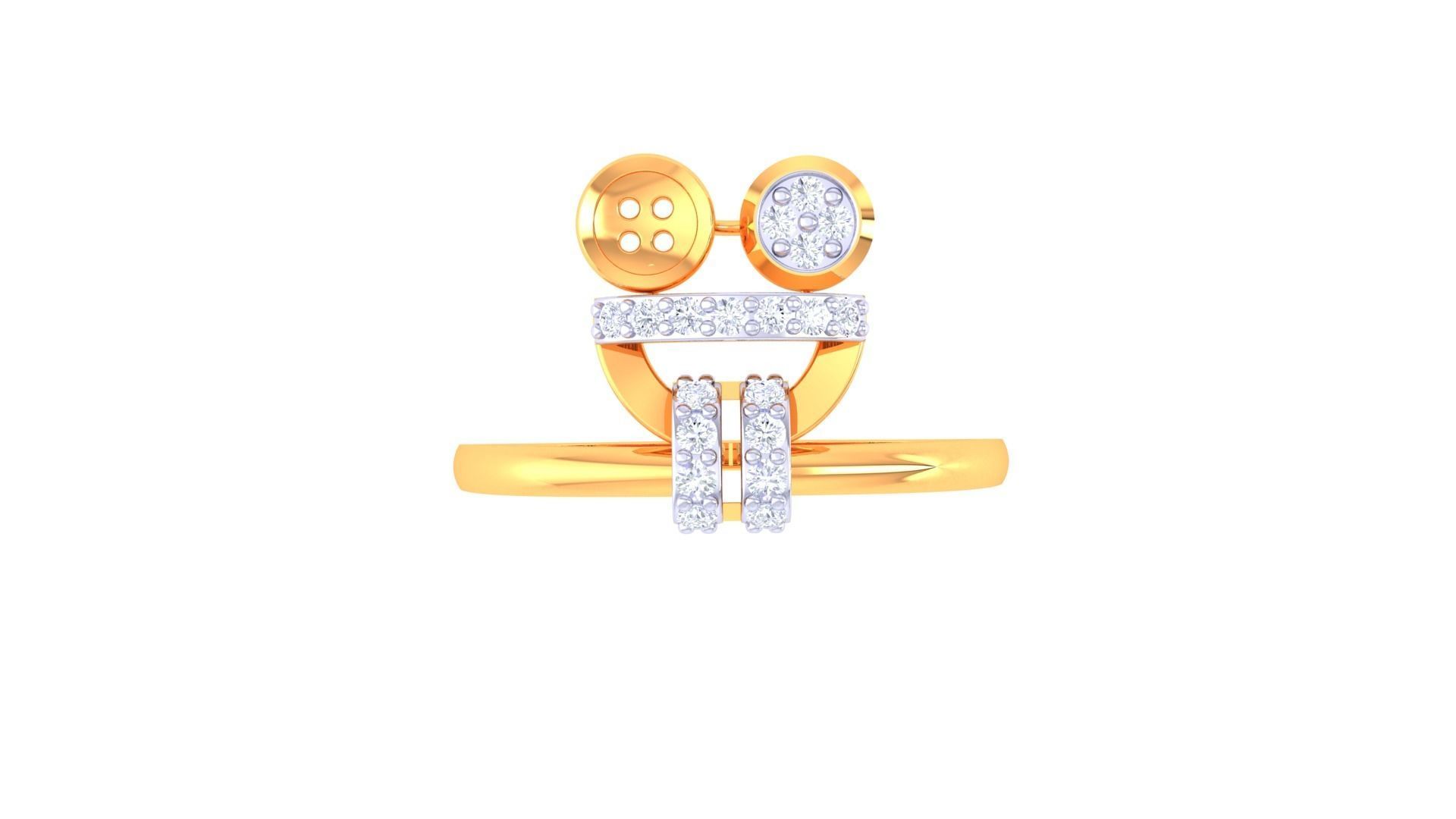 Ring Bangle Earring Pendant Set 3dm STL OBJ FBX Renders Details 3D print model_19