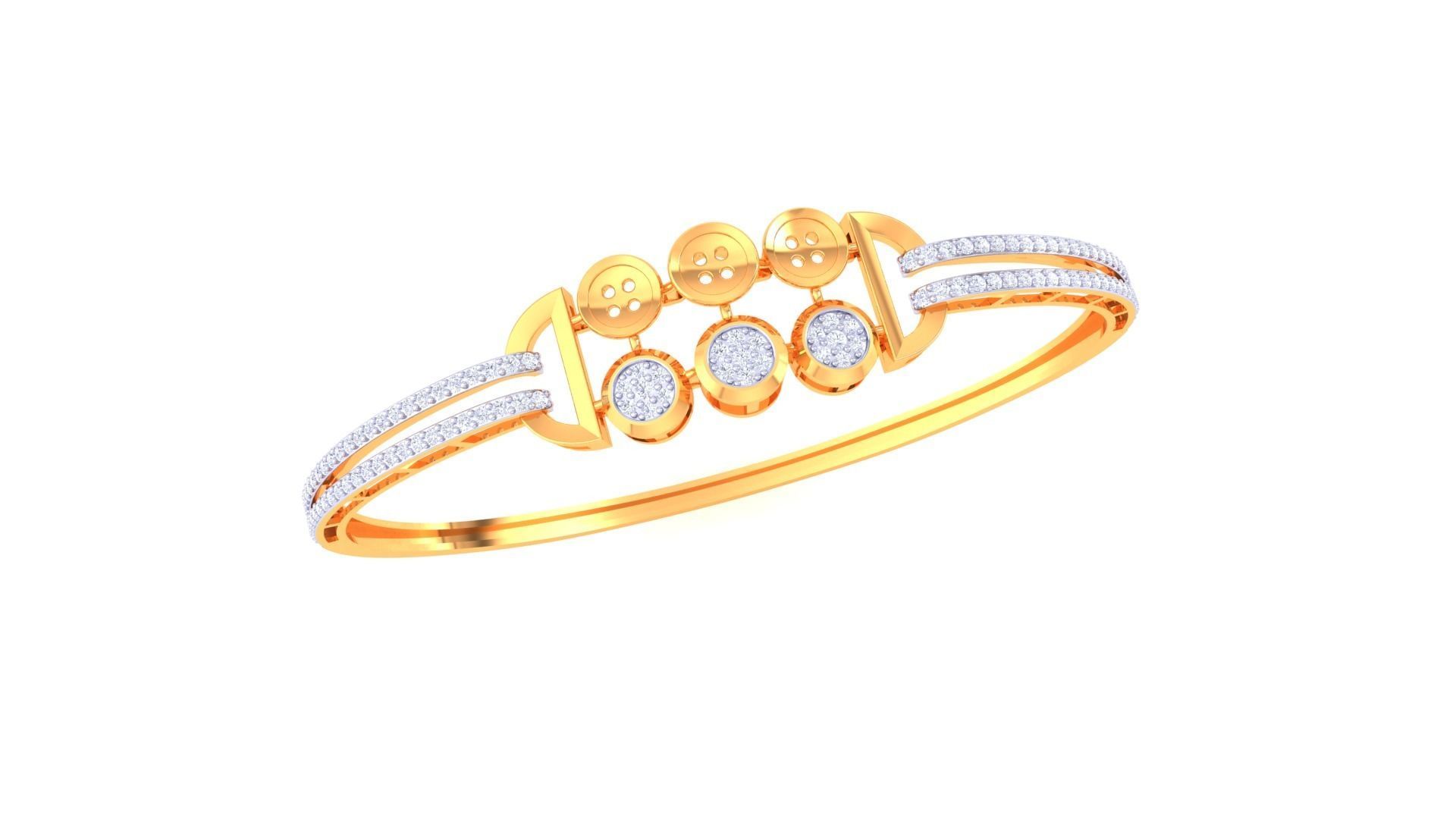 Ring Bangle Earring Pendant Set 3dm STL OBJ FBX Renders Details 3D print model_3