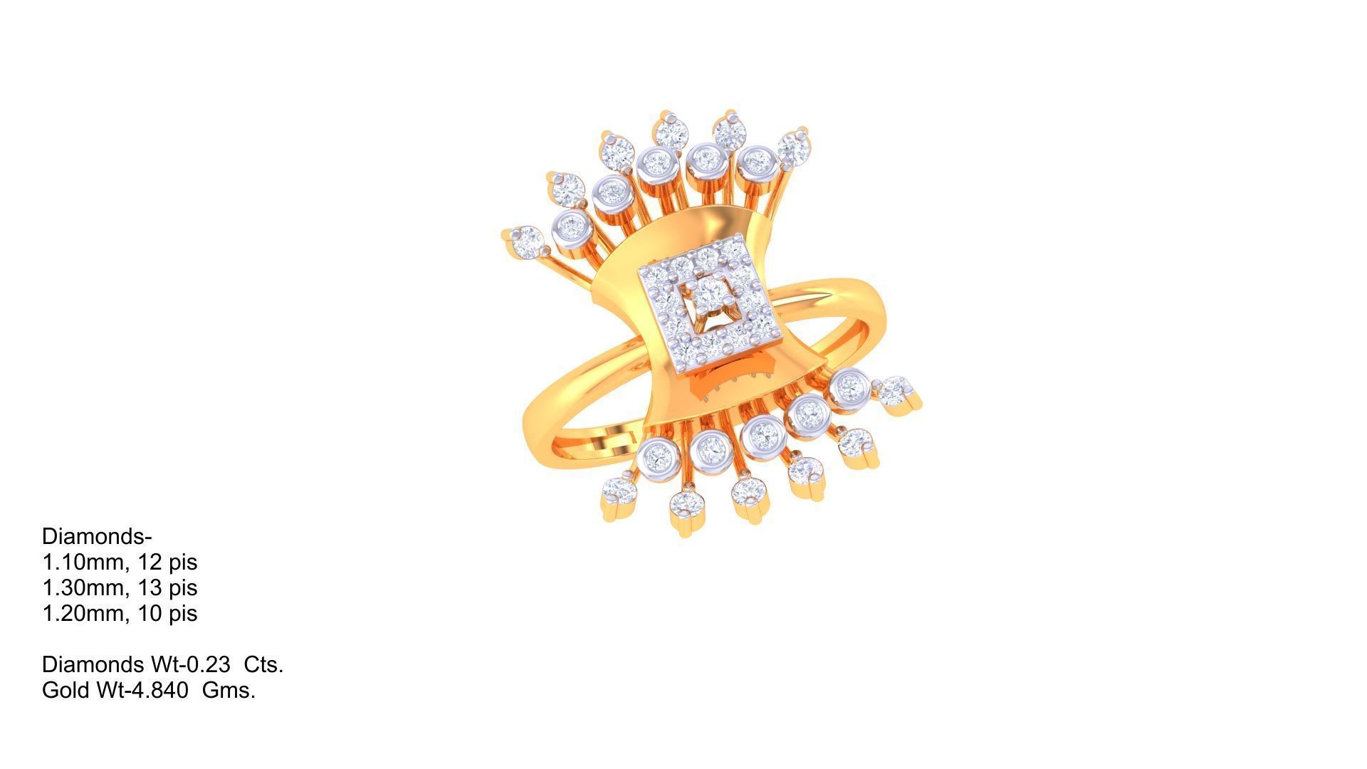 Ring Bangle Earring Pendant Set 3dm STL OBJ FBX Renders Details 3D print model_17