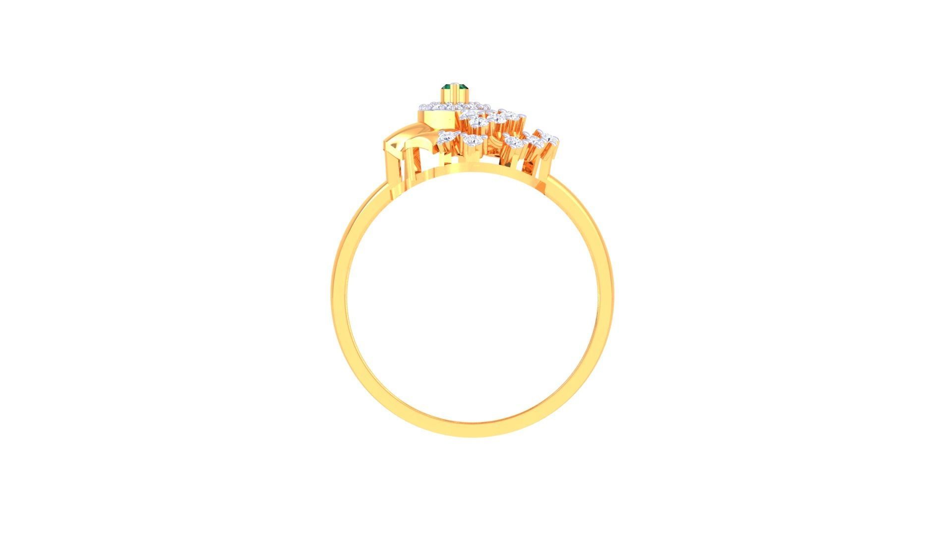 Ring Bangle Earring Pendant Set 3dm STL OBJ FBX Renders Details 3D print model_19