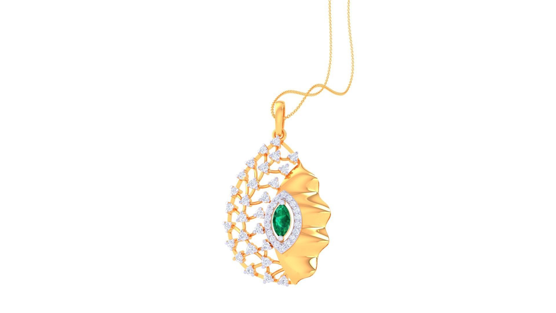 Ring Bangle Earring Pendant Set 3dm STL OBJ FBX Renders Details 3D print model_12