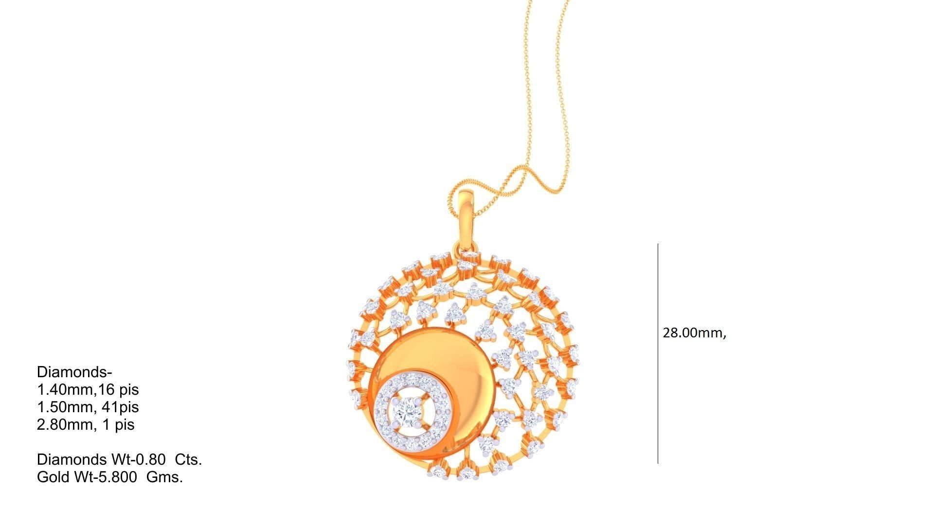 Ring Bangle Earring Pendant Set 3dm STL OBJ FBX Renders Details 3D print model_12