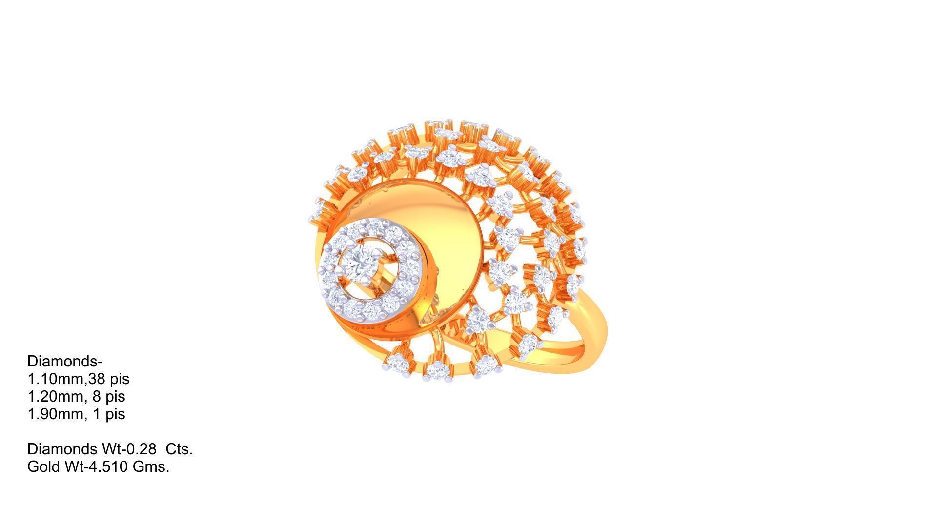 Ring Bangle Earring Pendant Set 3dm STL OBJ FBX Renders Details 3D print model_17