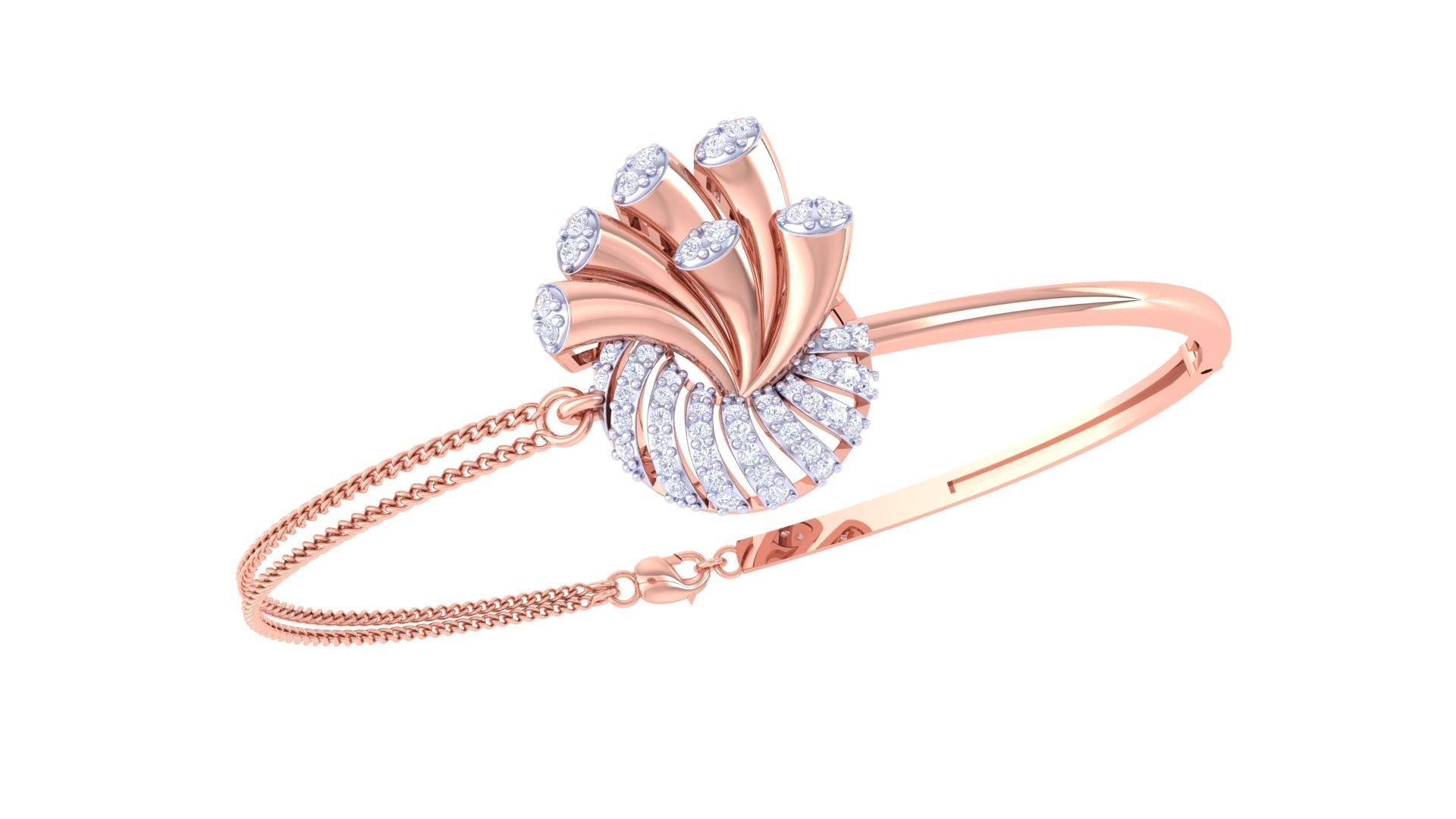 Ring Bangle Earring Pendant Set 3dm STL OBJ FBX Renders Details 3D print model_1