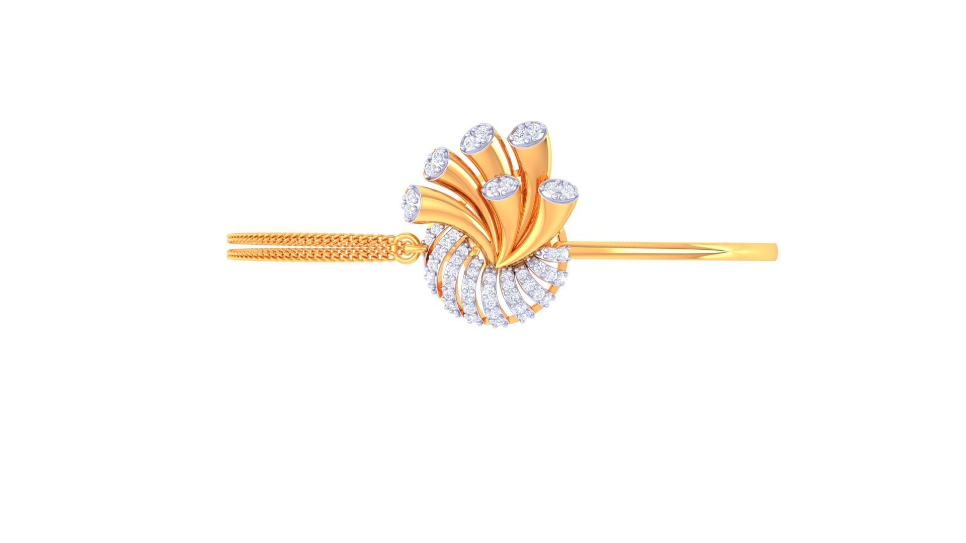 Ring Bangle Earring Pendant Set 3dm STL OBJ FBX Renders Details 3D print model_4