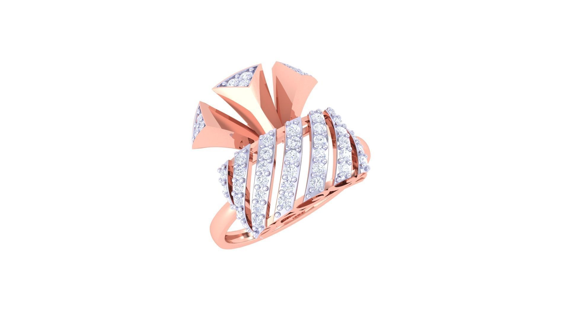 Ring Bangle Earring Pendant Set 3dm STL OBJ FBX Renders Details 3D print model_16