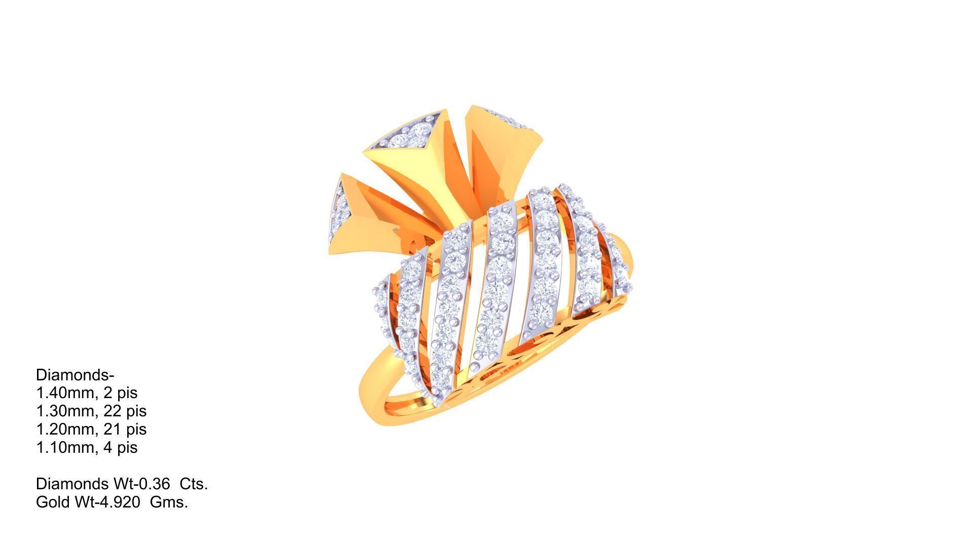 Ring Bangle Earring Pendant Set 3dm STL OBJ FBX Renders Details 3D print model_17