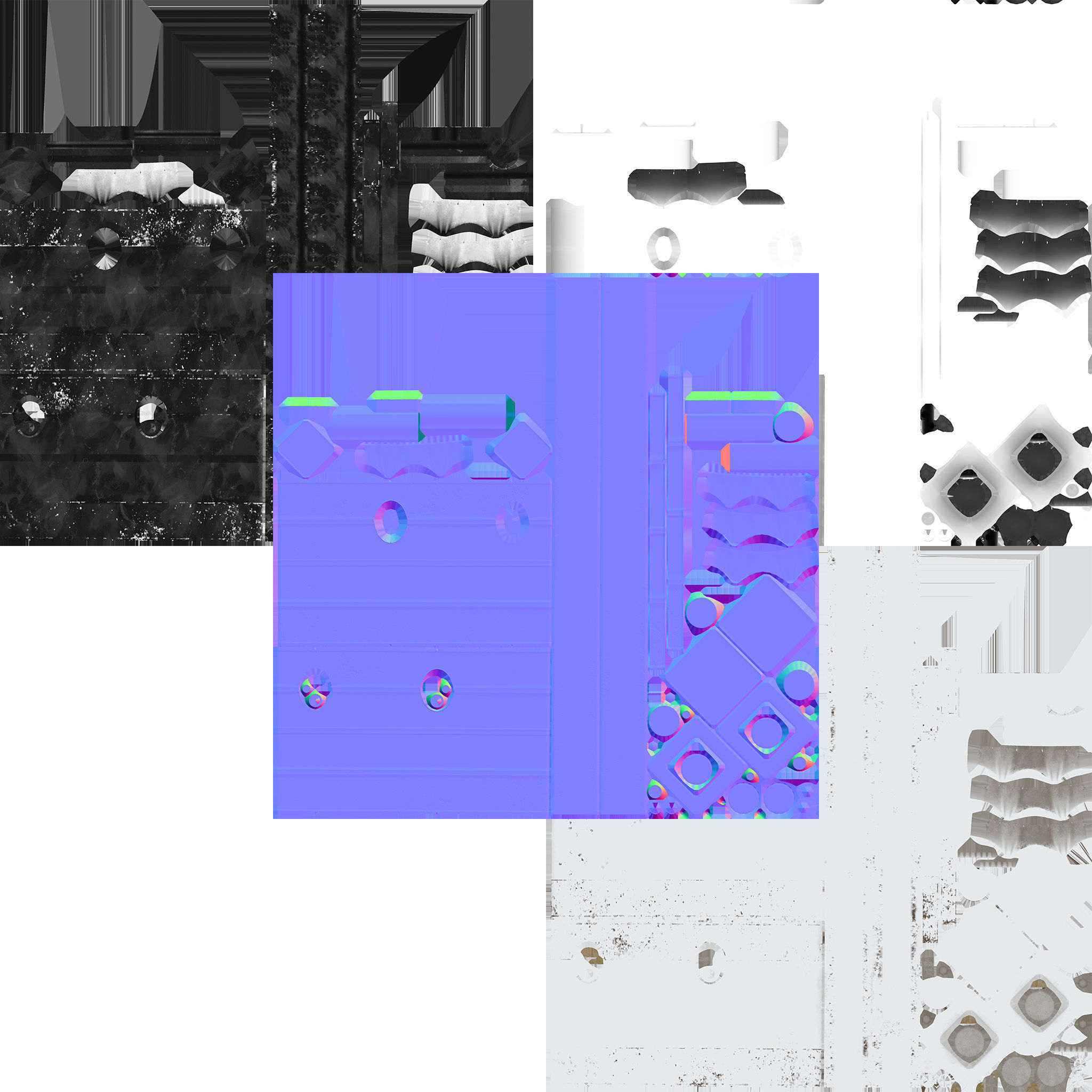 Towel Hanger 001 3D model_5