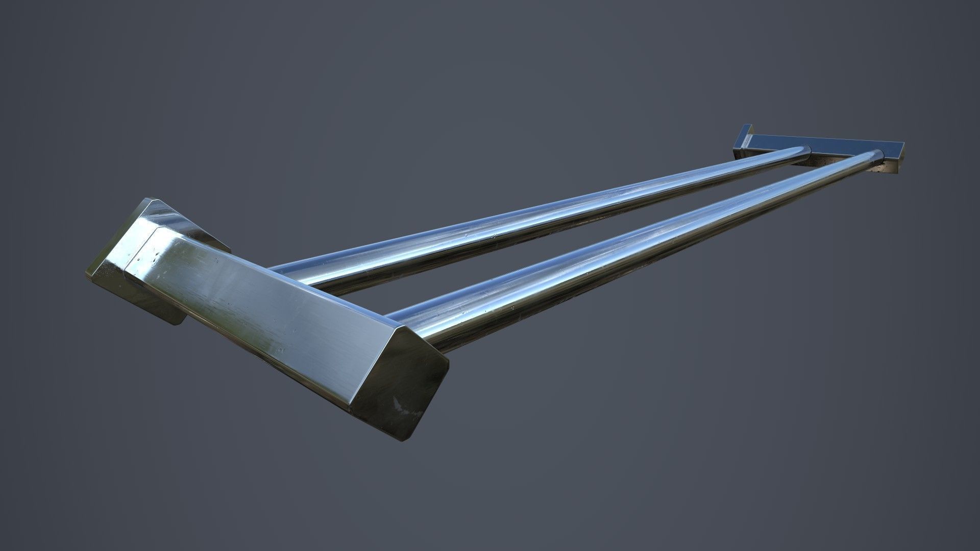 Towel Hanger 001 3D model_4