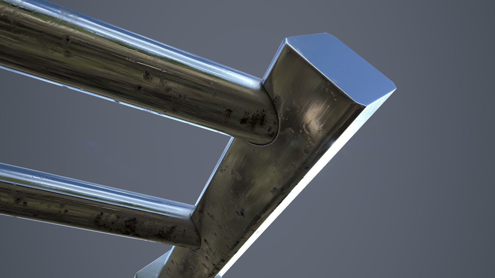 Towel Hanger 001 3D model_2