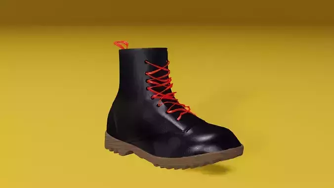 Stylized Leather Boot
