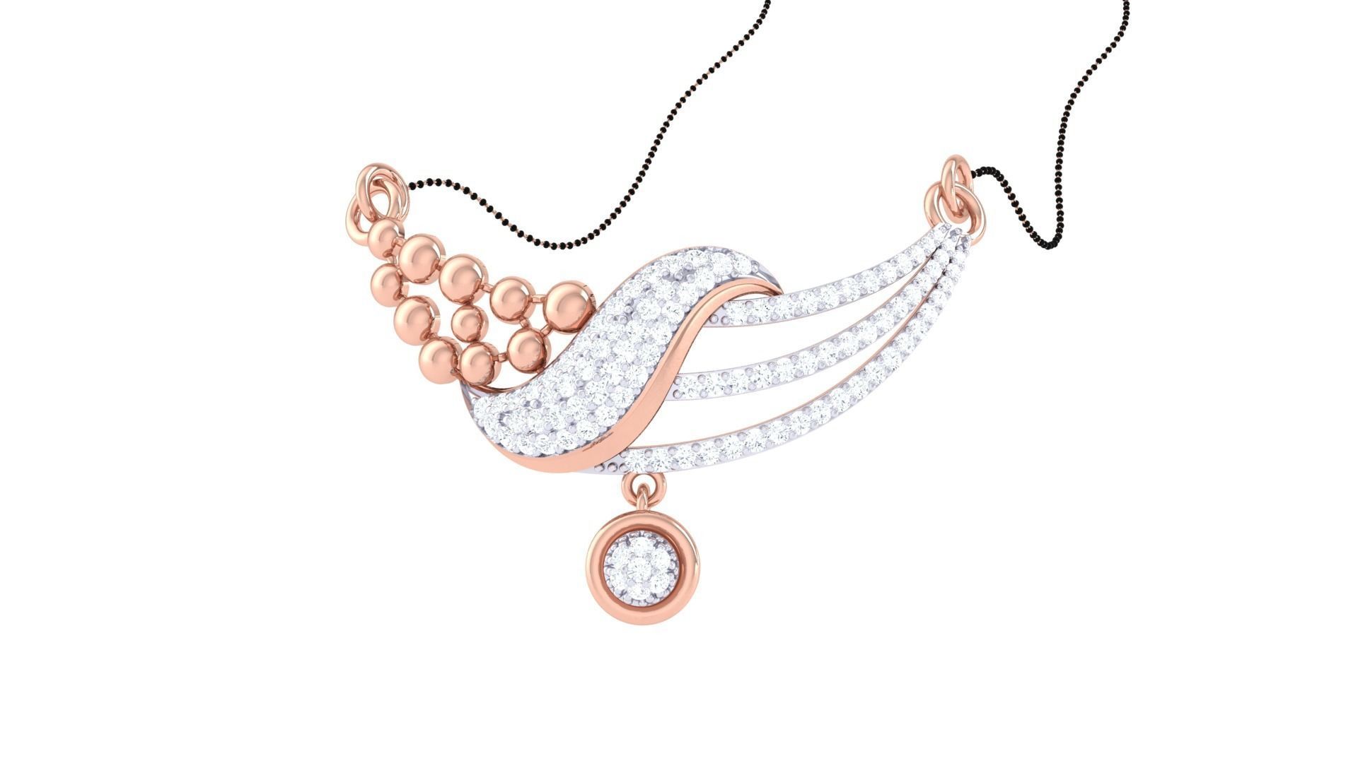 Earring Necklace Set 3dm STL OBJ FBX Renders Details 3D print model_9