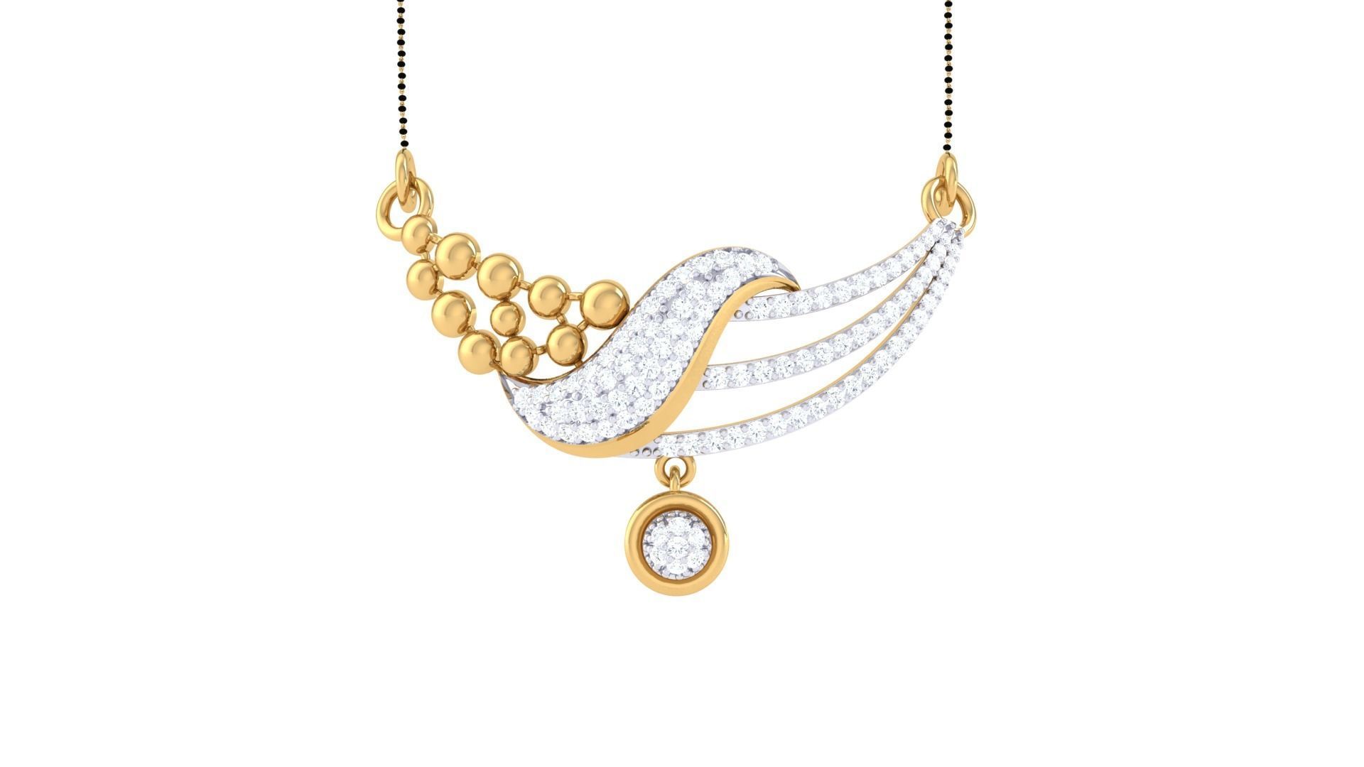 Earring Necklace Set 3dm STL OBJ FBX Renders Details 3D print model_8