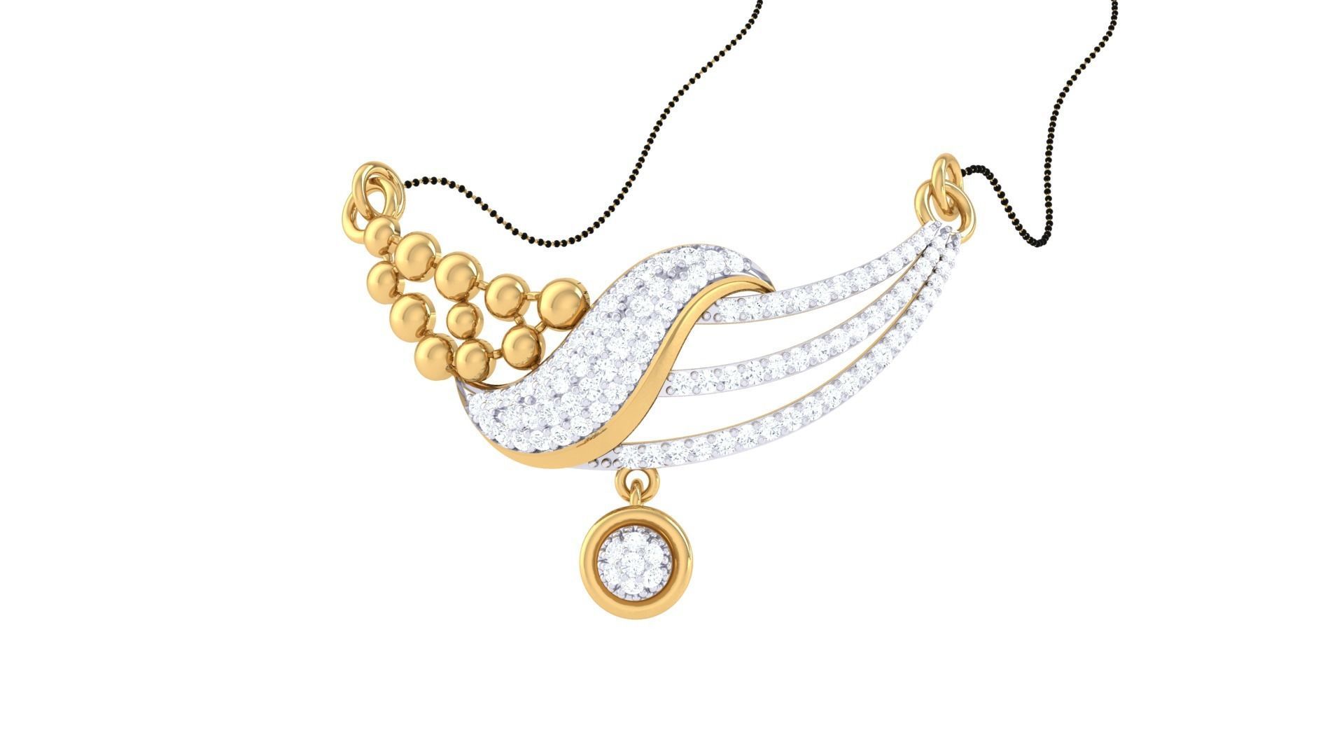 Earring Necklace Set 3dm STL OBJ FBX Renders Details 3D print model_10