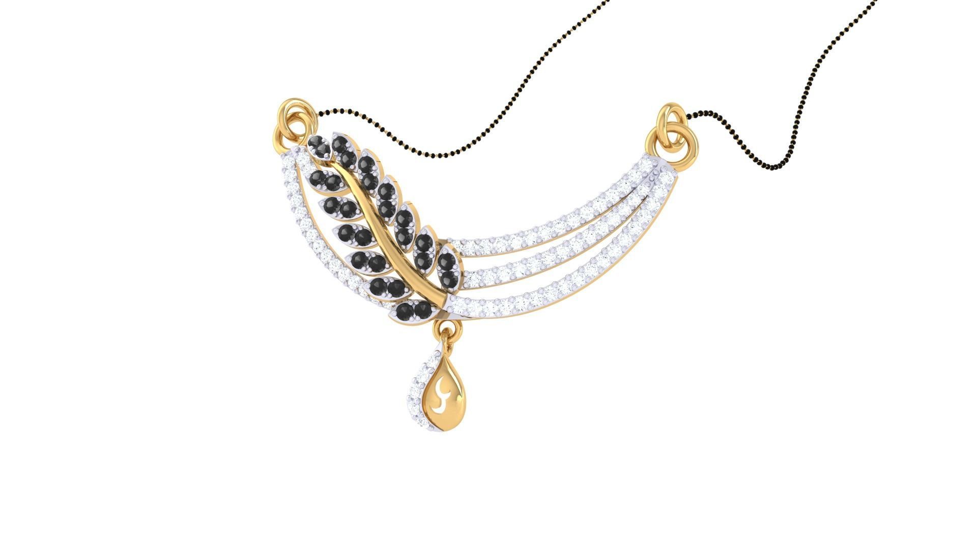 Earring Necklace Set 3dm STL OBJ FBX Renders Details 3D print model_7