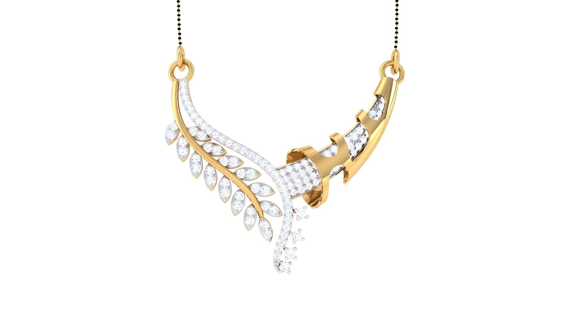 Earring Necklace Set 3dm STL OBJ FBX Renders Details 3D print model_10