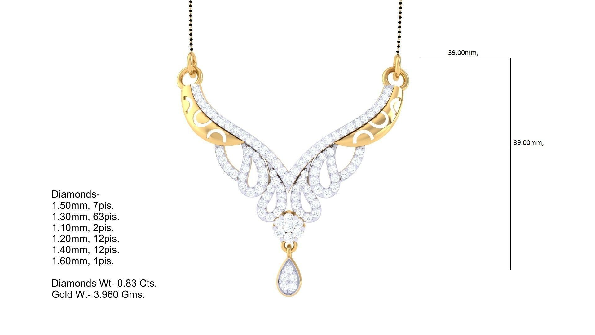 Earring Necklace Set 3dm STL OBJ FBX Renders Details 3D print model_8