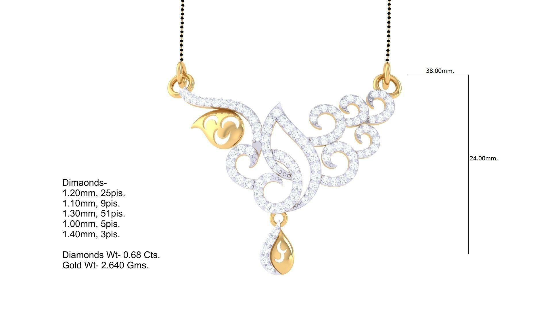 Earring Necklace Set 3dm STL OBJ FBX Renders Details 3D print model_8