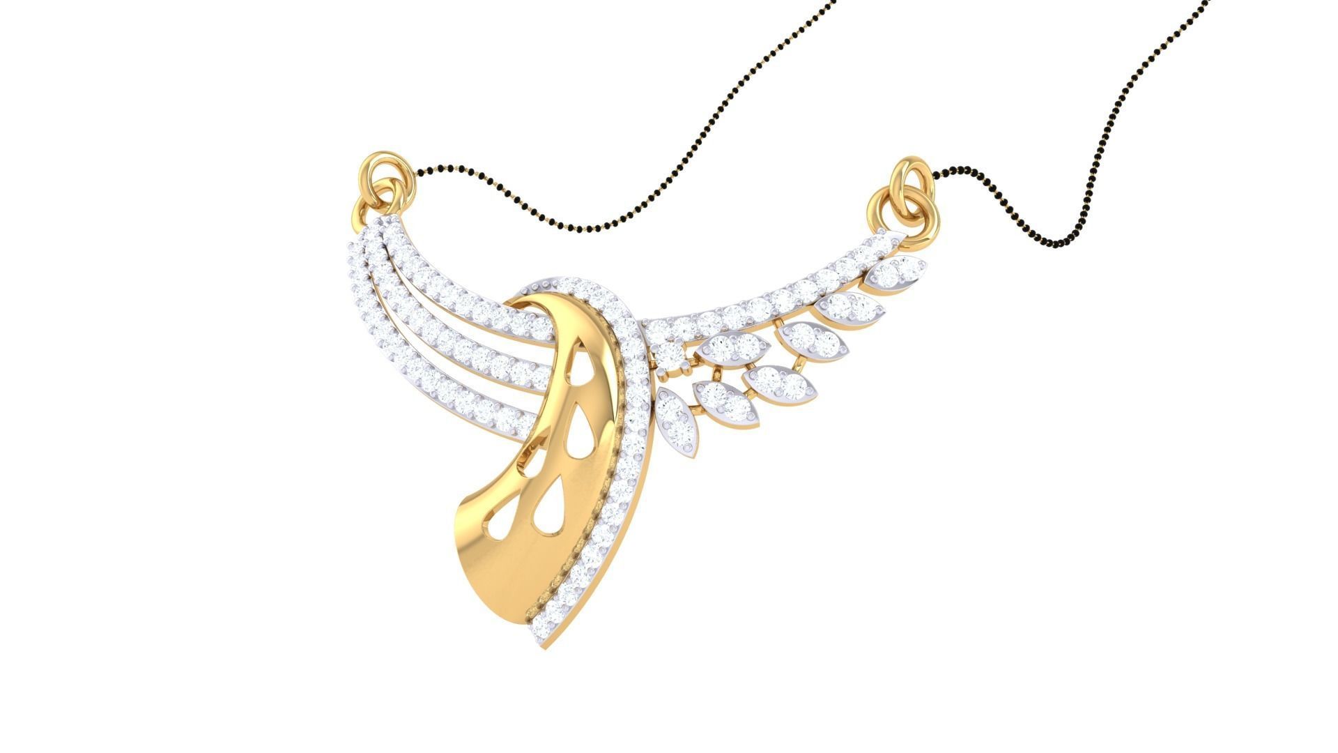 Earring Necklace Set 3dm STL OBJ FBX Renders Details 3D print model_7