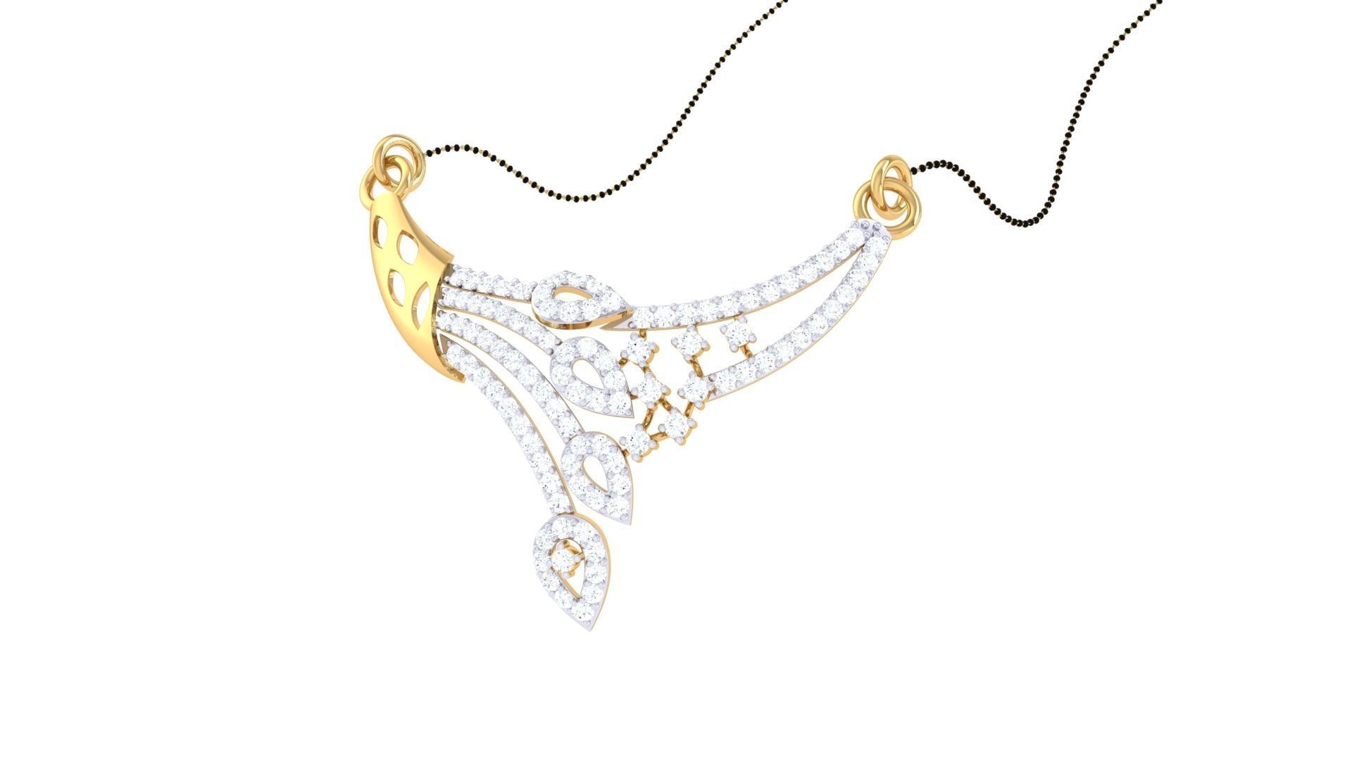 Earring Necklace Set 3dm STL OBJ FBX Renders Details 3D print model_7