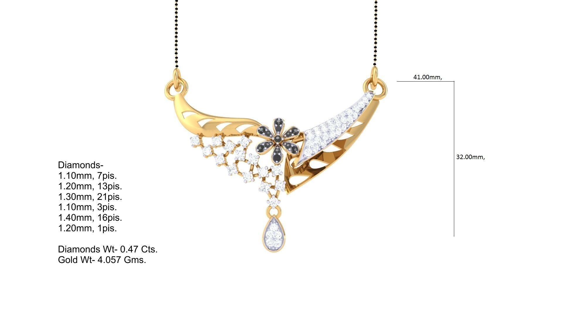 Earring Necklace Set 3dm STL OBJ FBX Renders Details 3D print model_6