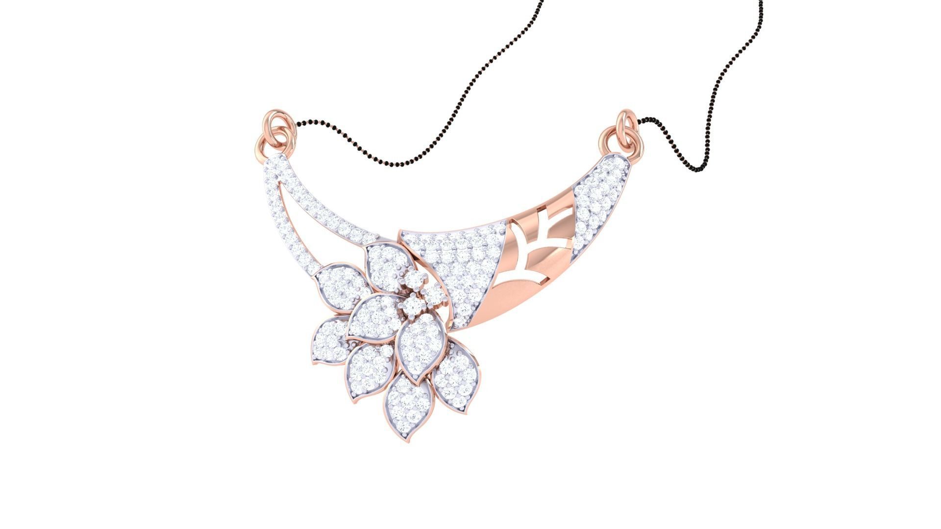 Earring Necklace Set 3dm STL OBJ FBX Renders Details 3D print model_6