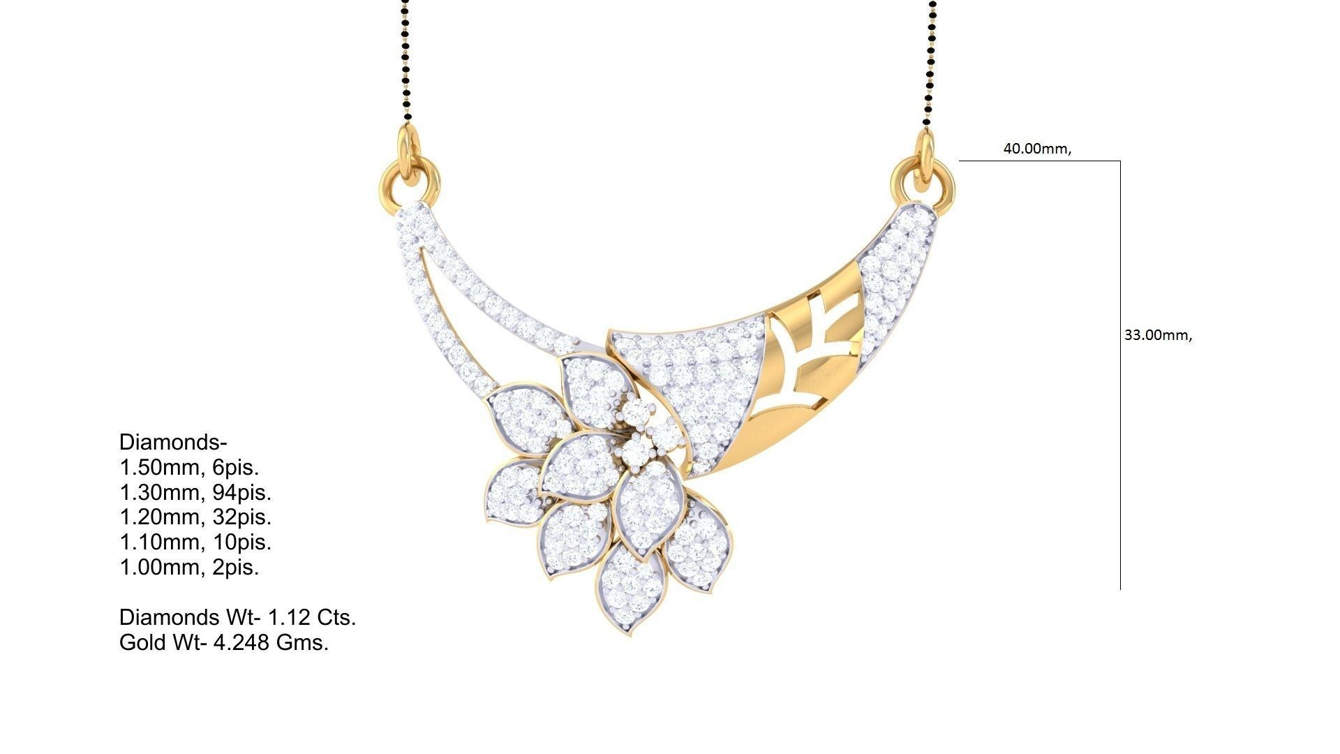 Earring Necklace Set 3dm STL OBJ FBX Renders Details 3D print model_8